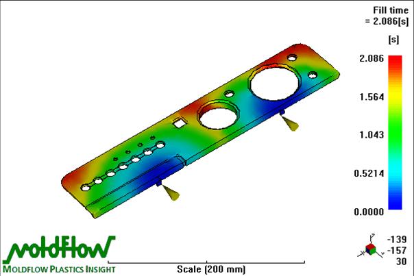 Mold Flow Fill Time